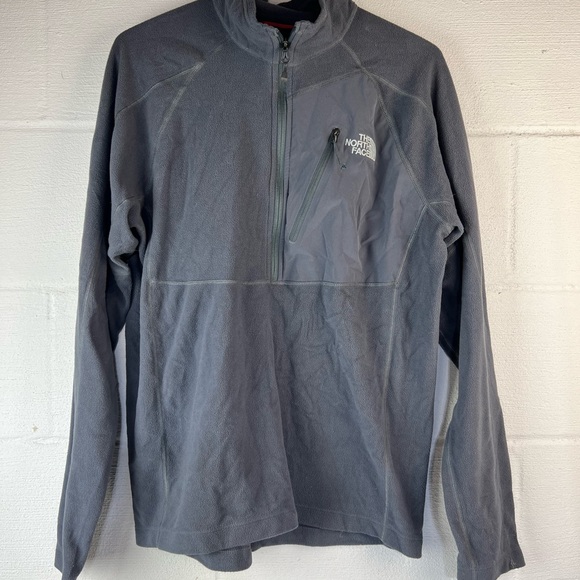 The North Face Gray Fleece Pullover, Medium - Picture 2 of 6